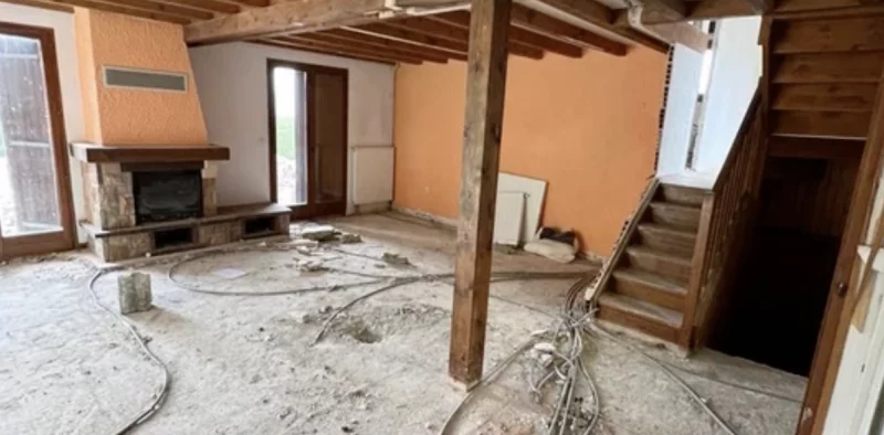 Maison Genève travaux salon